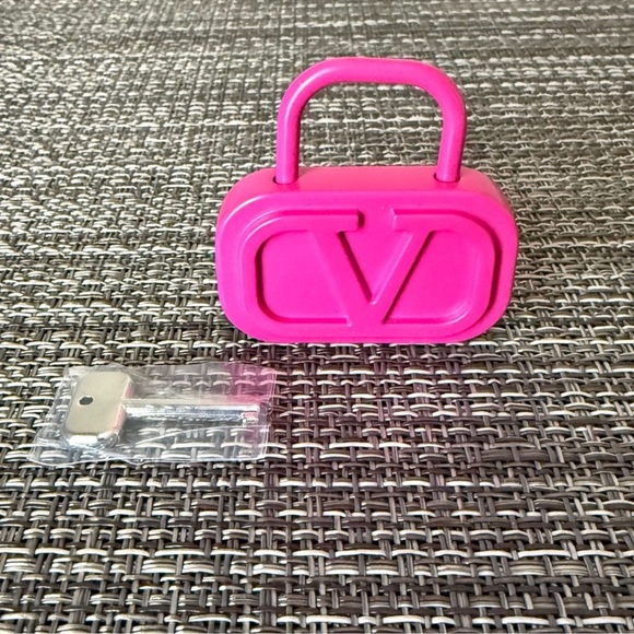 Valentino Accessories - Valentino Pink Pad Lock-New
